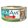 Консервы для кошек "MonAmi", нежный паштет с говядиной, 325 г 93 ккал Вес: 325 гр инфо 4564b.
