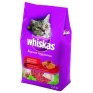 Корм сухой для кошек Whiskas "Вкусные подушечки", с нежным паштетом, с говядиной, ягненком и кроликом, 2,4 кг предложил покупателям несколько различных вкусов инфо 4606b.