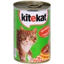 Консервы для кошек "Kitekat", холодец с говядиной, 400 г ежедневного сбалансированного питания взрослой кошки инфо 2430a.