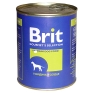 Консервы для собак "Brit", говядина и сердце, 850 г компоненты, положительно влияющие на иммунитет инфо 11233f.