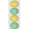 Игрушка для кошек Triol "Теннисный мяч", 4 шт возможные изменения в дизайне упаковки инфо 11765f.