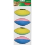 Игрушка для кошек Triol "Мячик для регби", 4 шт возможные изменения в дизайне упаковки инфо 11766f.